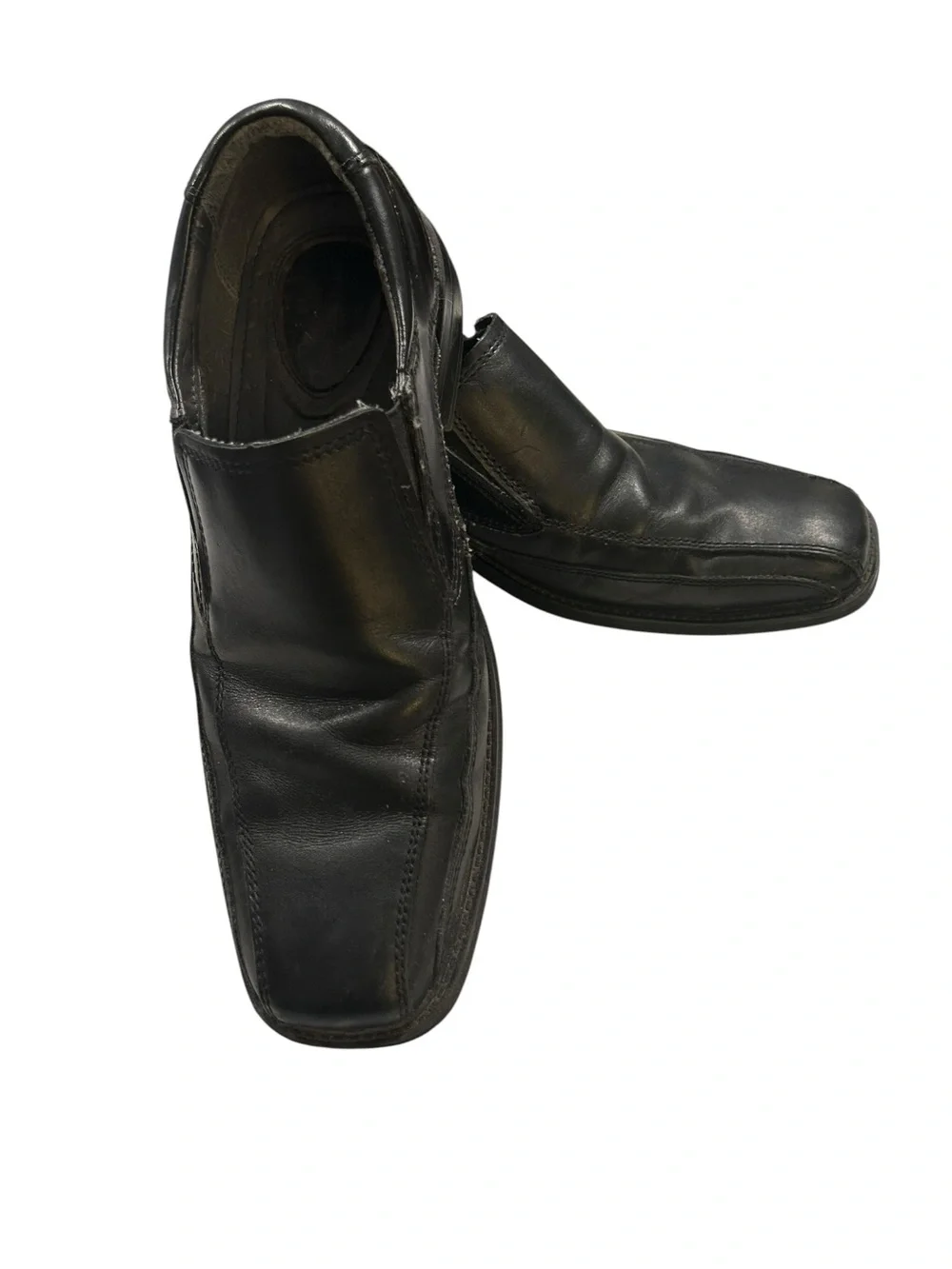 Dockers Edson Men's Black Slip-On Leather Dress Shoes